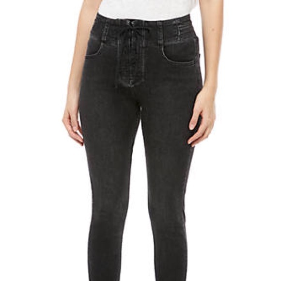 FREE PEOPLE Crvy Lace Up Skinny NWT 28, 29, 30, 31 - Picture 4 of 5